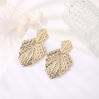 Aretes de Hoja Esmerilada Personalizados - Image 3