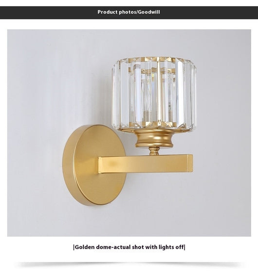 Lámpara de Pared Cristal Americano Diseño Postmoderno para Sala - Image 16