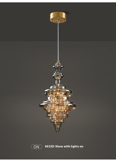 Lámpara Colgante de Cristal Minimalista Moderna - Image 18