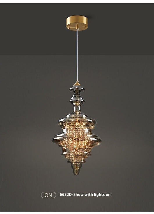 Lámpara Colgante de Cristal Minimalista Moderna - Image 18