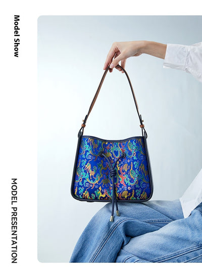 Bolso de Cuero Genuino Estilo Minimalista Lujo - Gran Capacidad - Image 12