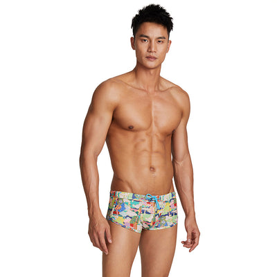 Bóxer de Baño Estampado Corte Bajo para Hombre - Image 4