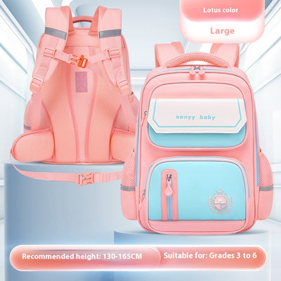 Mochila Escolar Ergonómica con Protección de Columna y Tela Impermeable - Image 6