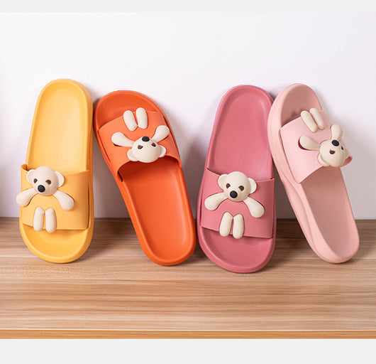 Sandalias y Pantuflas de Oso Cartoon para Parejas - Cómodas y Tiernas - Image 14