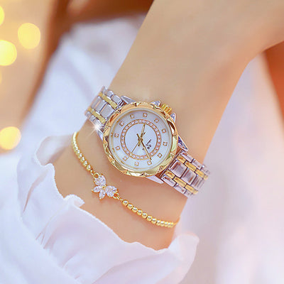 Reloj de Lujo para Mujer con Pulsera de Acero y Diamantes - Image 8