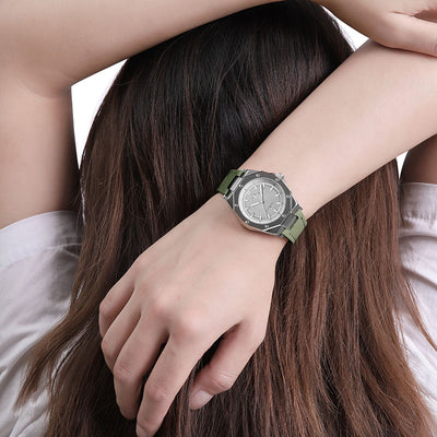 Reloj de Pulsera Resistente al Agua para Estudiantes - Cuarzo Elegante para Mujer