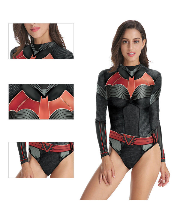 Body Ajustado de Manga Larga para Mujer