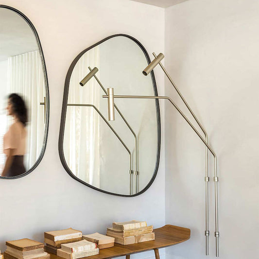 Espejo Decorativo de Pared con Diseño Creativo para Baño y Maquillaje - Image 2