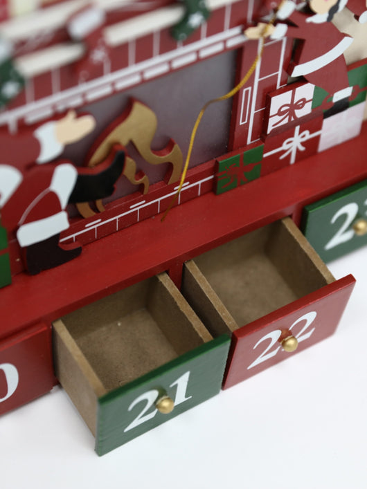 Lámpara Calendario Navideño con Chimenea - Decoración Interactiva - Image 3