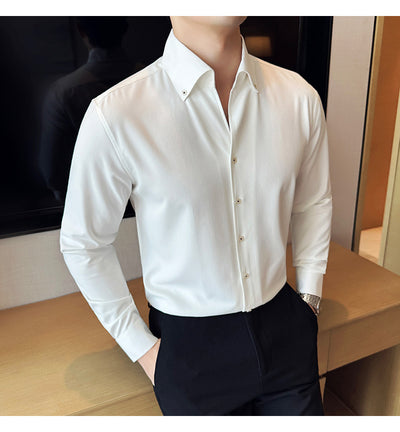 Camisa Denim de Manga Larga para Hombre - Image 17