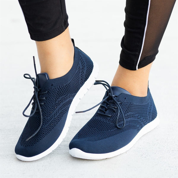 Zapatos Casuales Tejidos Ligeros con Suela Flexible y Transpirable