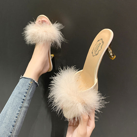 Pantuflas de Tacón Alto para Mujer con Diseño Elegante y Plataforma Suave - Image 11