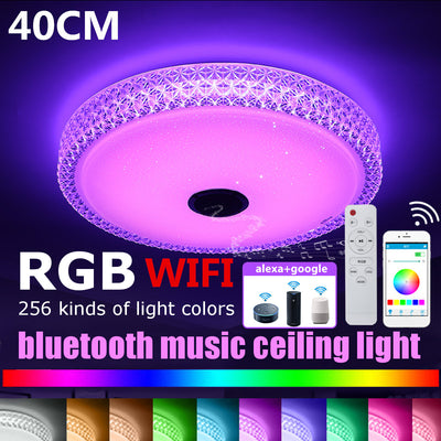 Lámpara LED Inteligente Redonda con Control Remoto - Diseño Minimalista para Dormitorio - Image 8
