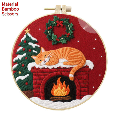 Kit de Bordado Manual para Gatos - Materiales DIY Completos - Image 12