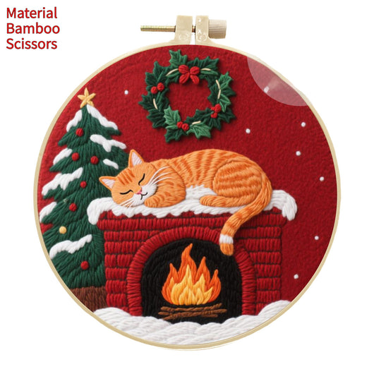 Kit de Bordado Manual para Gatos - Materiales DIY Completos - Image 12