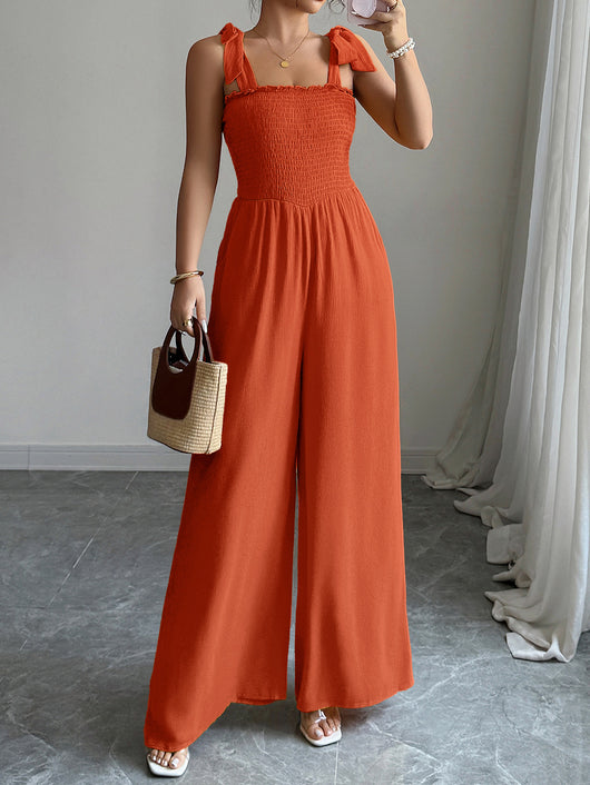 Jumpsuit Elegante de Cintura Alta con Pantalón Ancho - Image 18