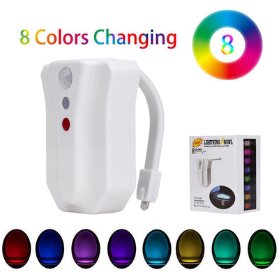 Luz LED para Inodoro de 8 Colores
