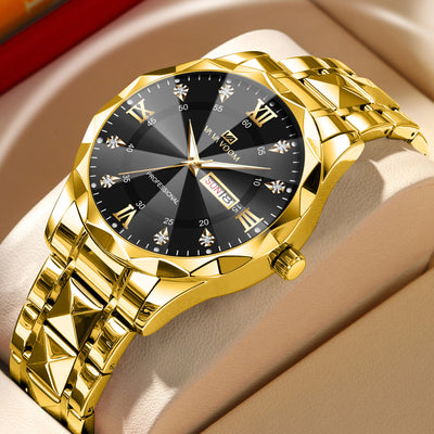 Reloj de Acero Tungsteno Resistente al Agua con Doble Calendario - Image 37
