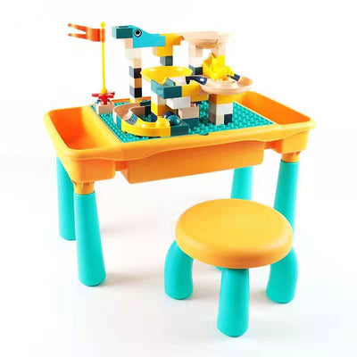 Mesa de Construcción con Bloques Gigantes para Niños - Image 5