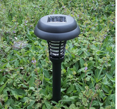 Lámpara Solar Anti-Mosquitos con Trampa UV - Eliminador de Insectos para Jardín - Image 2