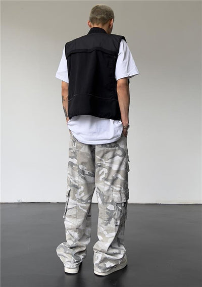 Pantalones Slim Drapeado de Corte Recto Estilo Urbano - Image 26