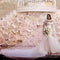 Vestido de Novia Sirena Blanco con Mangas Largas