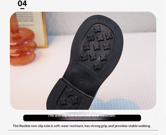 Botas de Cuero para Niñas con Forro de Terciopelo y Suela Flexible - Image 21