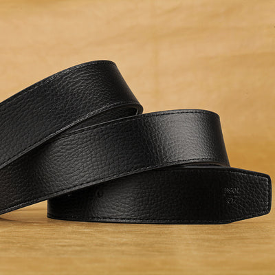 Cinturón de Cuero para Hombre con Hebilla de Letras - Image 2