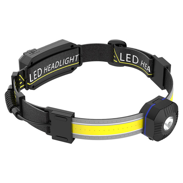 Linterna Frontal LED COB Recargable por USB