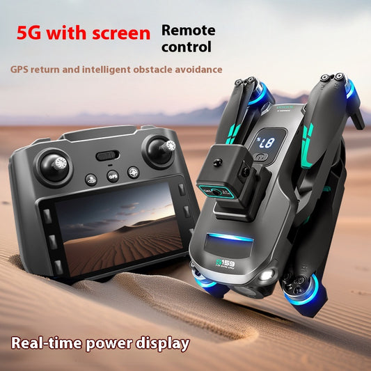 Dron GPS con Pantalla HD, Vuelo Automático y Retorno Inteligente S159