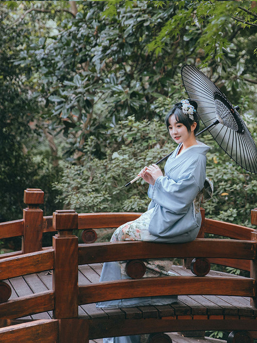 Kimono Formal Japonés para Mujer - Elegancia Tradicional - Image 6
