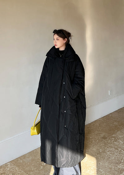 Abrigo Largo Invierno Talla Grande Estilo Coreano para Mujer - Image 23