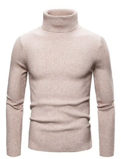Suéter Slim Fit Cuello Alto para Hombre - Otoño e Invierno - Image 28