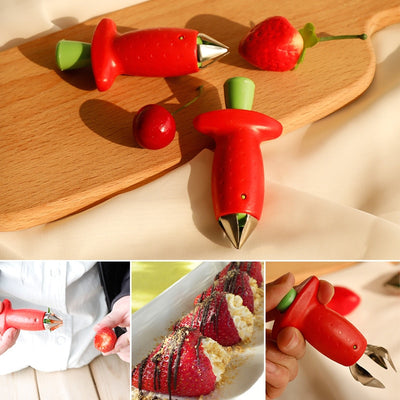 Deshollejador de Fresas - Removedor de Hojas para Frutas - Image 3