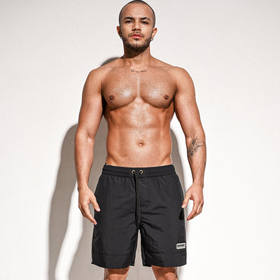 Shorts de Baño Hombre Corte Relajado Largo Cinco Puntos - Image 13