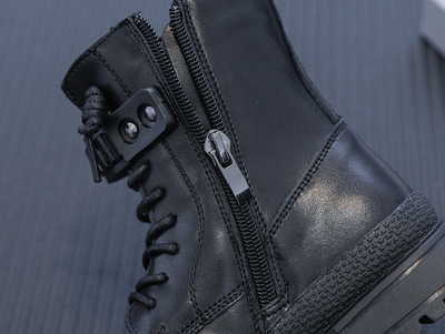 Botas Martin Infantiles de Cuero - Estilo Clásico Punta Redonda - Image 16