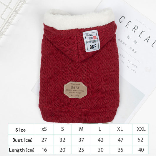Suéter Cálido con Capucha para Mascotas - Invierno y Otoño - Image 25