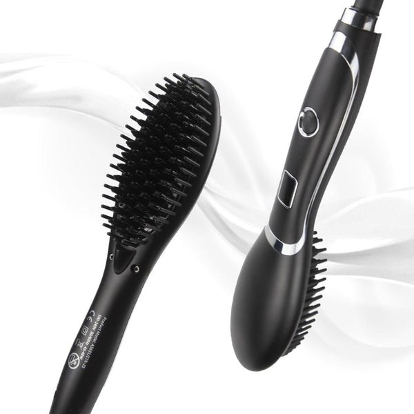 Cepillo Alisador Eléctrico Automático para Cabello