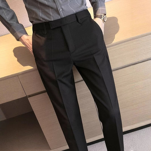 Pantalones de Vestir Clásicos Británicos para Hombre - Image 3