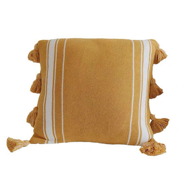 Almohada de Lana Escandinava de Color Sólido - Image 10