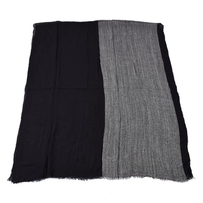 Bufanda Hombre Algodón y Lino Otoño Invierno - Teñida en Hilo - Image 5