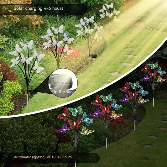 Lámpara Solar Mariposa para Jardín - Image 2