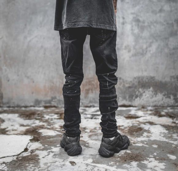Pantalones Slim Ajustados a la Rodilla - Tendencia Street Style