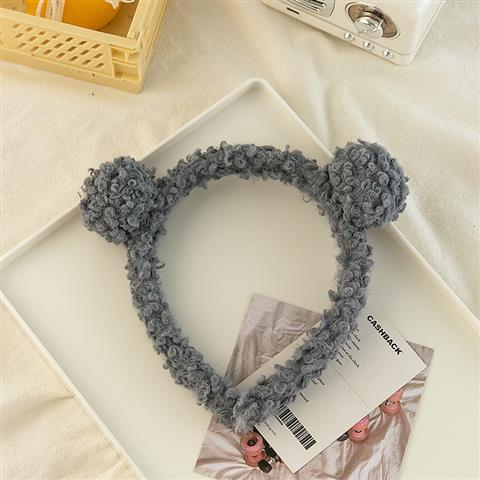 Diadema Coreana de Peluches con Bolas de Pelo - Accesorio Cute Viral - Image 18