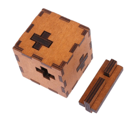 Cubo Puzzle Secreto de Madera Suiza
