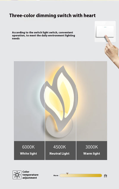 Lámpara de Pared Minimalista de Hierro para Dormitorio y Escaleras - Image 10