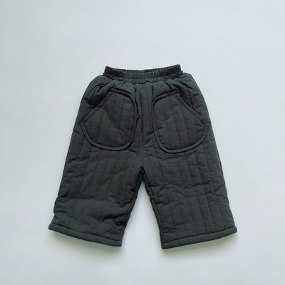 Pantalones de Terciopelo Acolchados para Niños - Corte Recto Clásico - Image 6