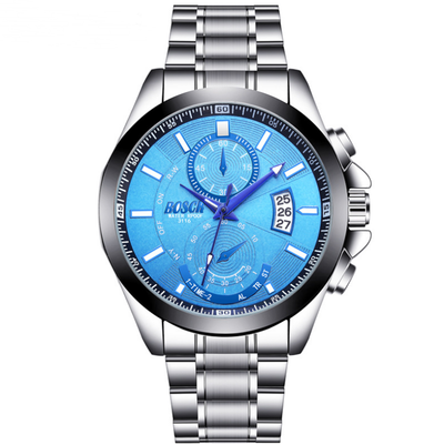 Reloj Deportivo de Acero con Calendario y Esfera Grande Resistente al Agua - Image 14