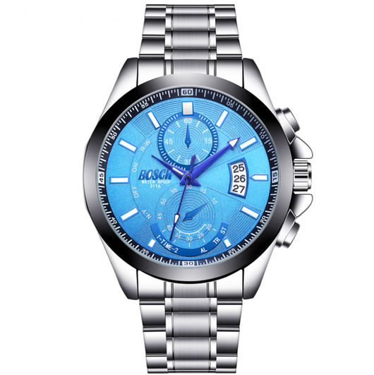 Reloj Deportivo de Acero con Calendario y Esfera Grande Resistente al Agua - Image 14