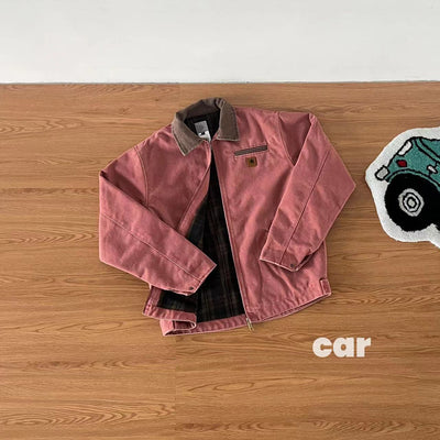 Chaqueta de Cuero con Cierre Tooling Corta y Ancha para Hombre - Image 12